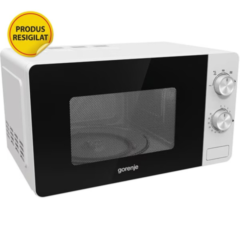RESIGILAT - Cuptor cu microunde MO20E1W Gorenje, 20 L, 800 W, Alb