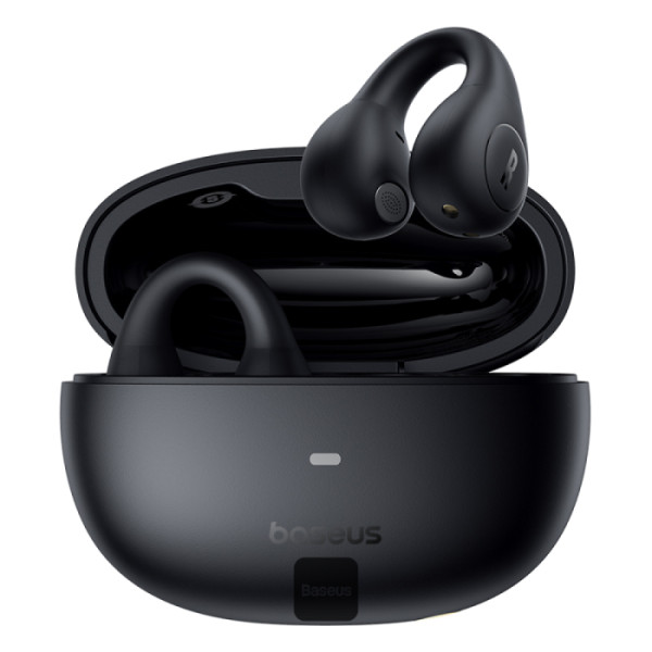 Casti Wireless Baseus A00069101113-00, Bluetooth 5.3, Open-Ear, Negru