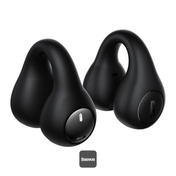 Casti Wireless Baseus A00069101113-00, Bluetooth 5.3, Open-Ear, Negru