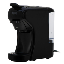 RESIGILAT - Espressor Camry CR 4414 Black, 1450 W, 19 bari, rezervor apa 0.6 L, multi-capsule, 9 adaptoare, negru