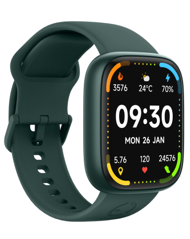 Smartwatch EcoWatch 6, 1.83" TFT-LCD, IP68, Verde