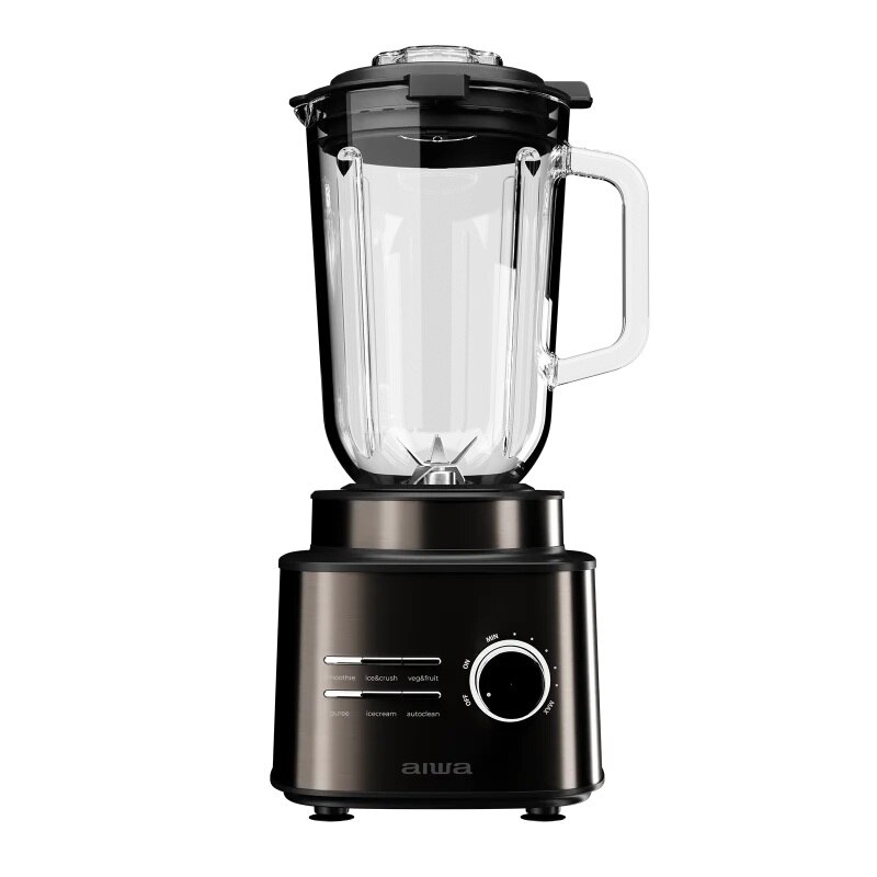 Blender de masa Aiwa Saberu 2500, 2000W, bol 1.5L, 6 viteze+Pulse, 6 lame din inox Satoku®