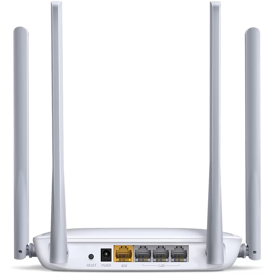 Router wireless Mercusys MW325R, 300Mbps, 4 porturi 10/100Mbps, 4 antene