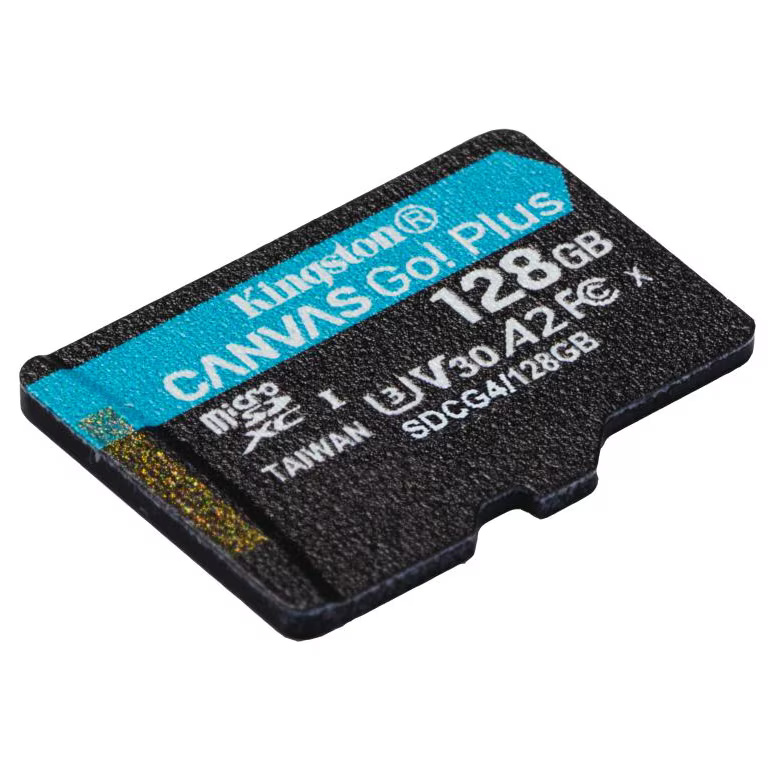 Card de memorie Kingston CanvasGo! Plus, 128GB, microSDXC, UHS-I U3, Clasa 10