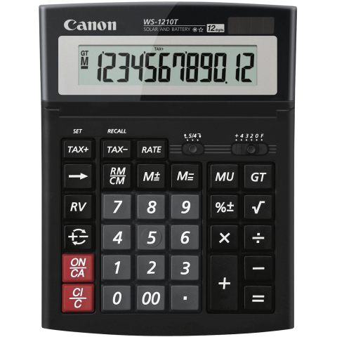 Calculator de birou Canon WS1210T, 12 Digit