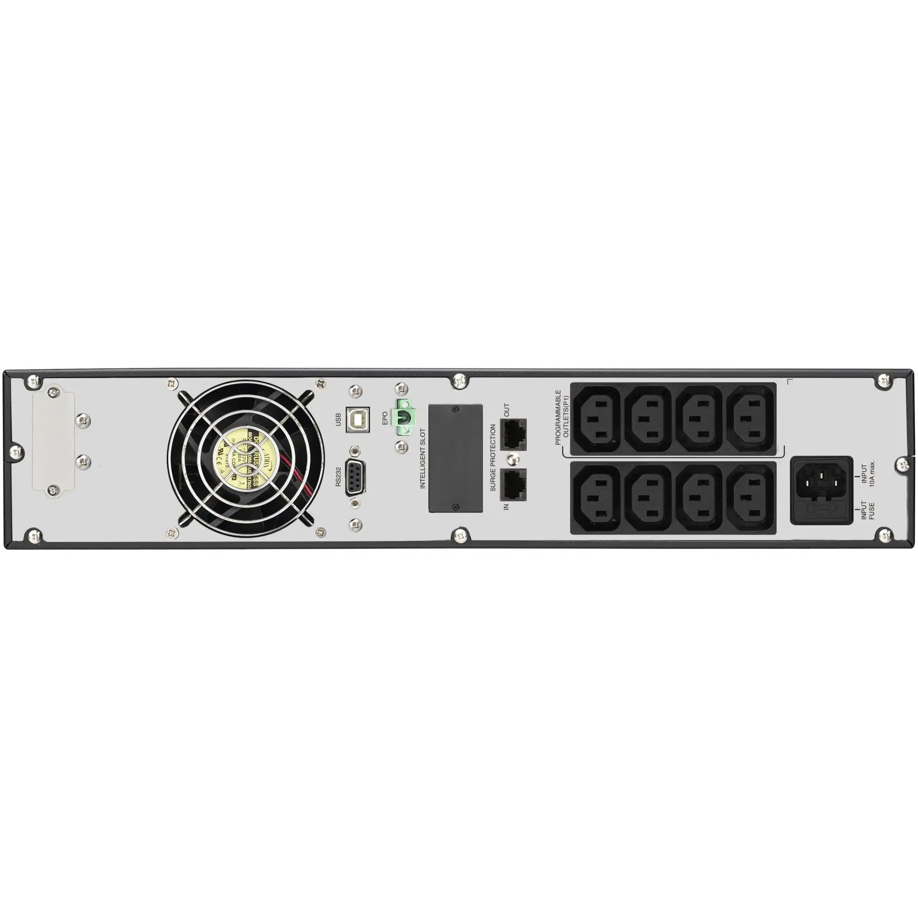 UPS FORTRON PPF8800200 Eufo 1.1K, 1100VA/990W, AVR, 8 prize IEC, LCD Display