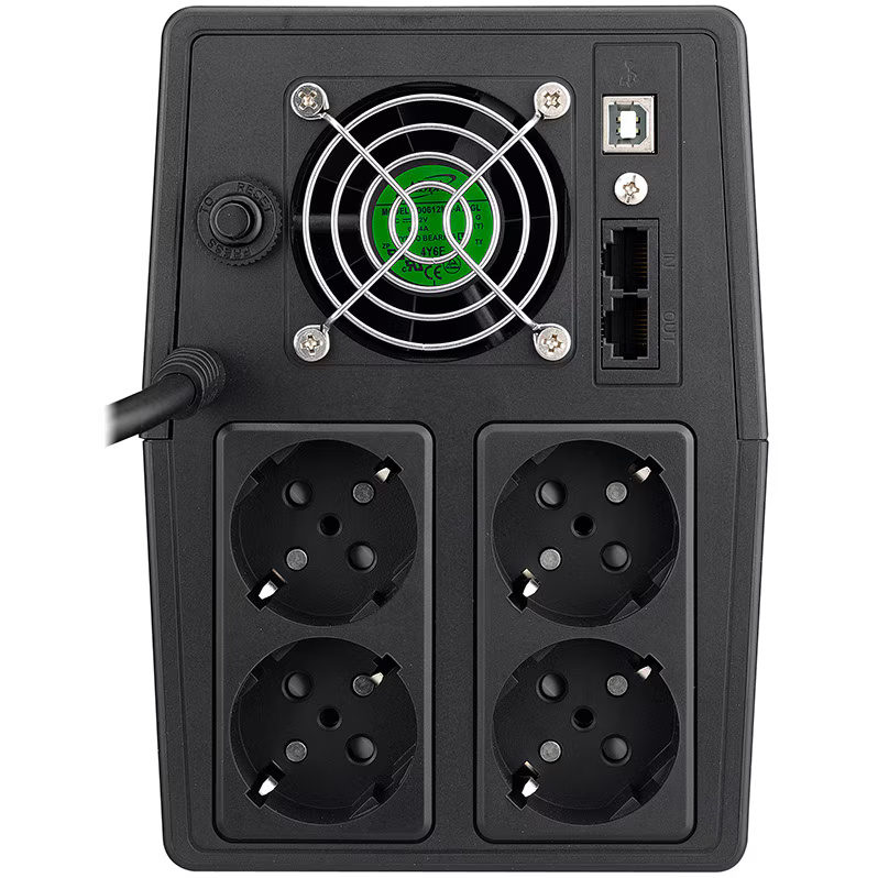 UPS Spacer Line Int. cu management SPUP-2000D-LIT01, 2000VA/1200W, AVR, LCD, 4 prize Schuko