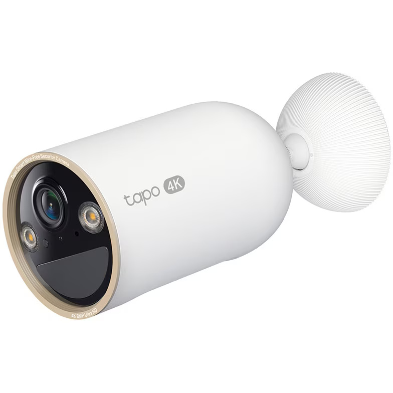 Camera de supraveghere TP-Link Tapo C460, 8MP, 4K, 3840×2160, Starlight Color Night Vision, Two-Way Audio, Detectie AI, alarma luminoasa si sonora, acumulator, montare fara cabluri, baterie 10000mAh, IP66