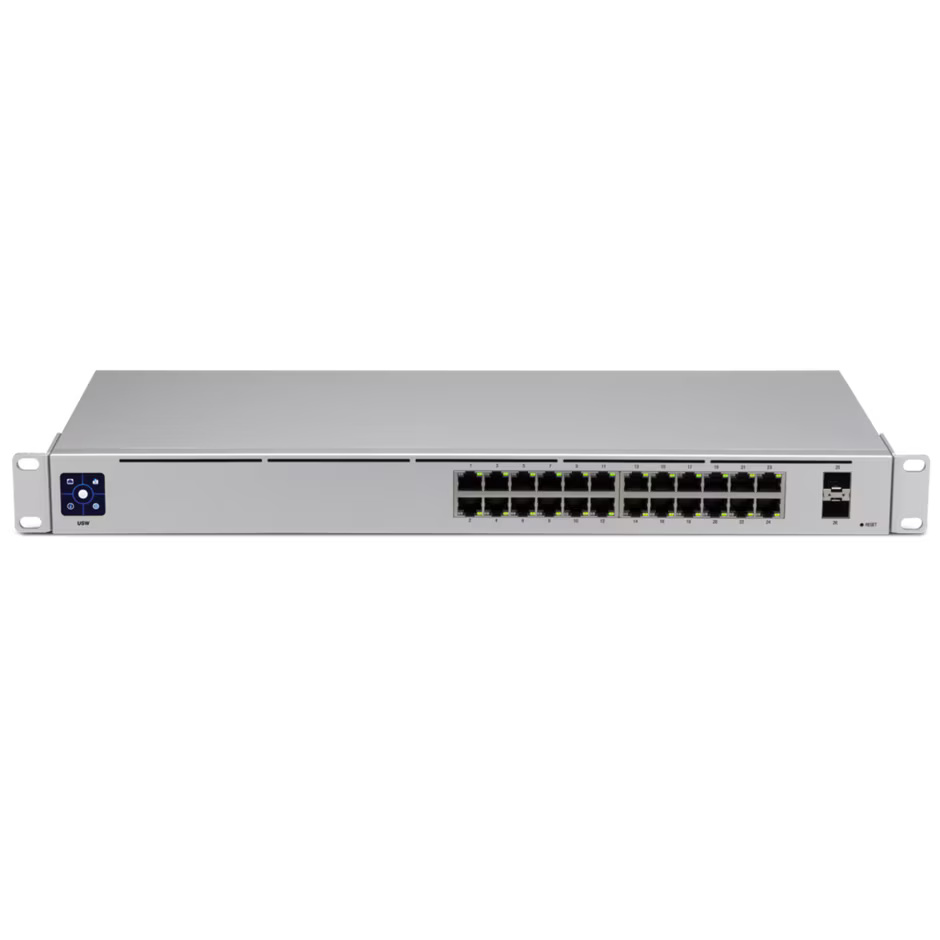 Switch Ubiquiti UniFi USW-24, 24 porturi Gigabit, 2 porturi Gigabit SFP