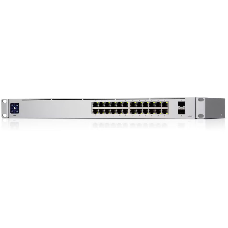 Switch Ubiquiti UniFi USW-24, 24 porturi Gigabit, 2 porturi Gigabit SFP