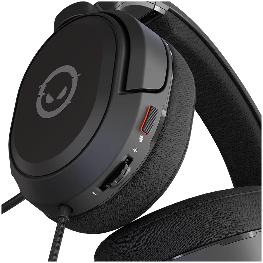 Casti gaming Lorgar Kaya 360 USB 2m Black