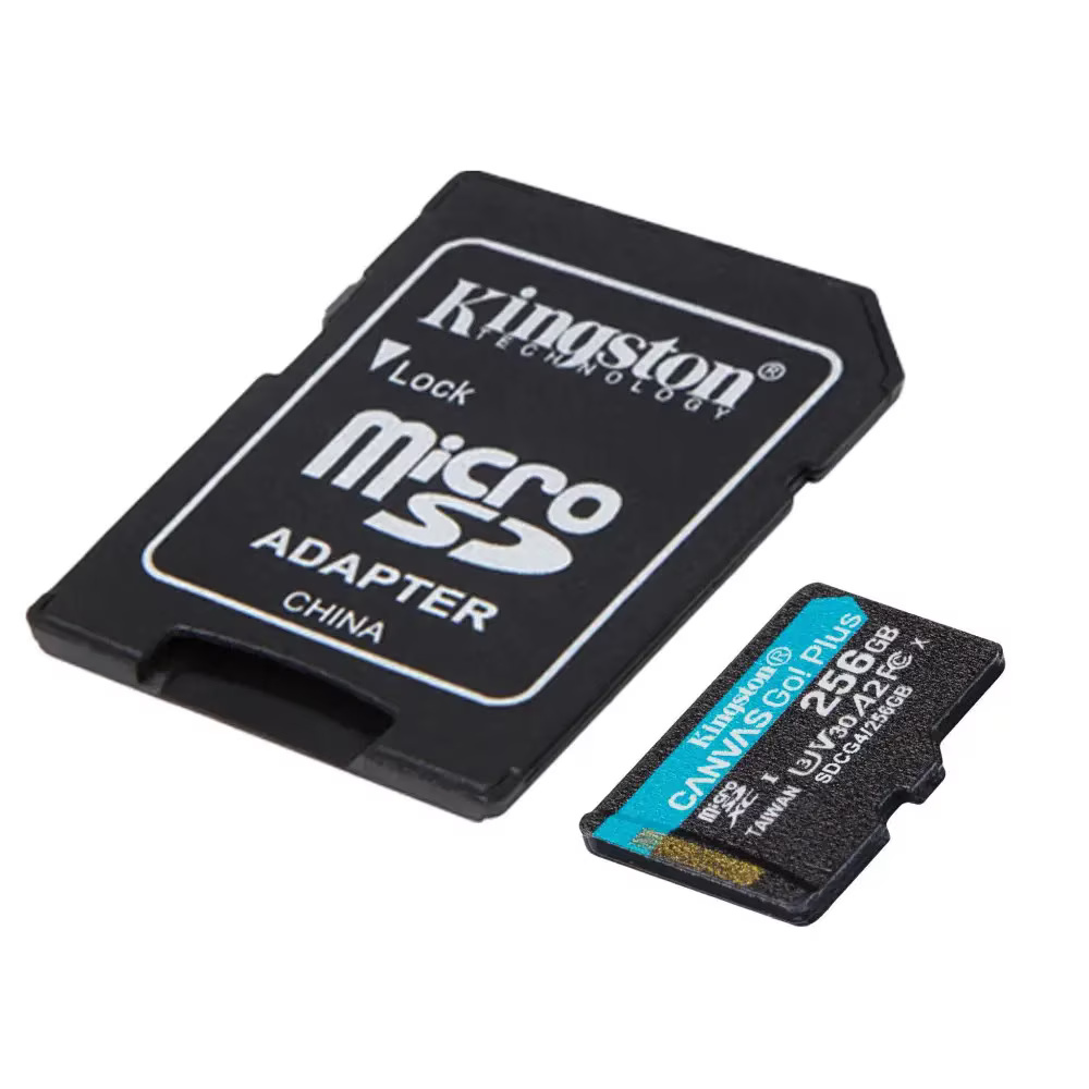 Card de memorie KINGSTON SDCG4/256GB, microSDXC + Adaptor SD