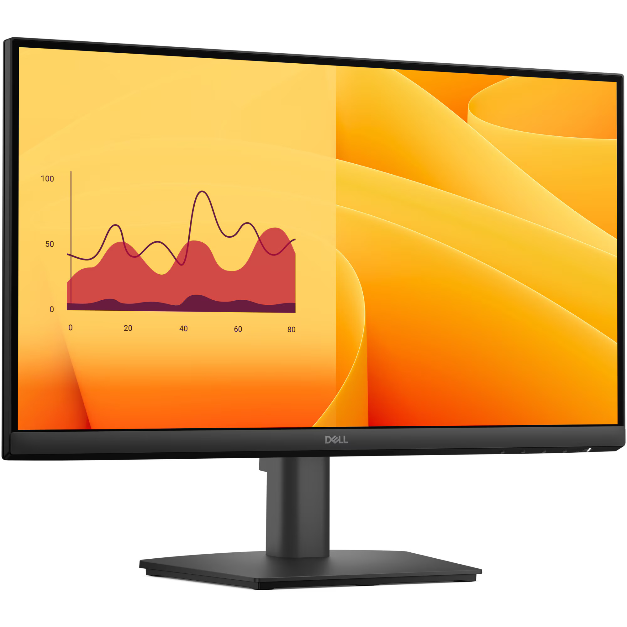 Monitor LED VA DELL E2225HM 21.5'', FHD, 100Hz, 5ms, HDMI , Display Port, VGA, VESA