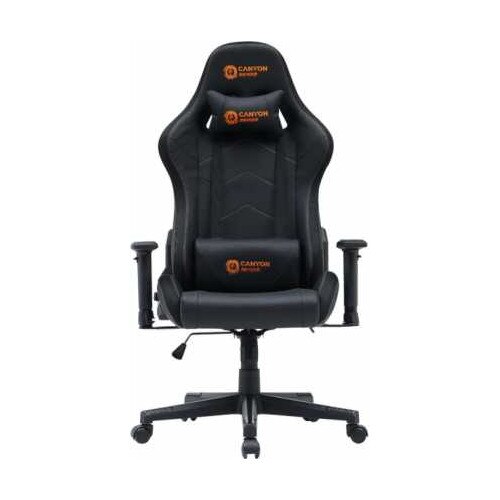 Scaun gaming Canyon Irida RGBCH03, RGB, negru, reglabil, cu suport pentru cap