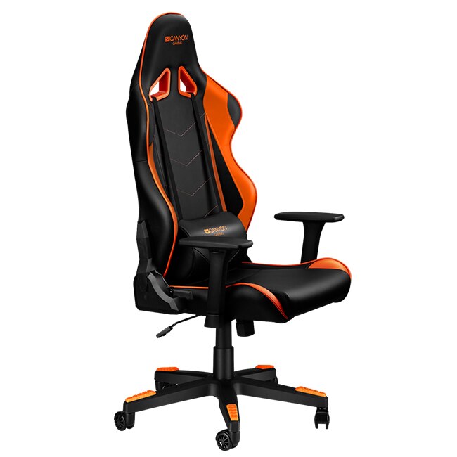 Scaun Gaming CANYON Deimos GС-4 Negru+Portocaliu