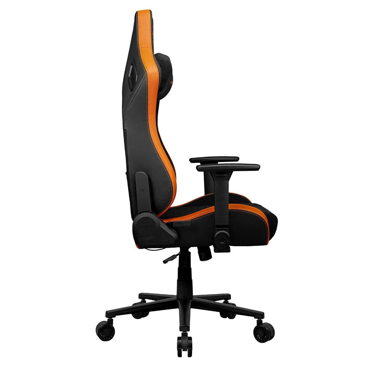 Scaun gaming Cougar Defensor F, 120kg, tkanina, negru-portocaliu, 129x75x66cm