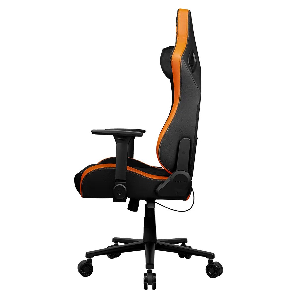 Scaun gaming Cougar Defensor F, 120kg, tkanina, negru-portocaliu, 129x75x66cm