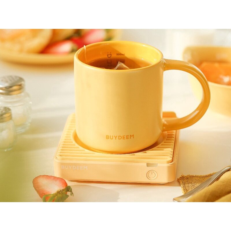 BUYDEEM Ceasca de ceai din ceramica pentru cafea cu bucla si baza extra lata 300 ml