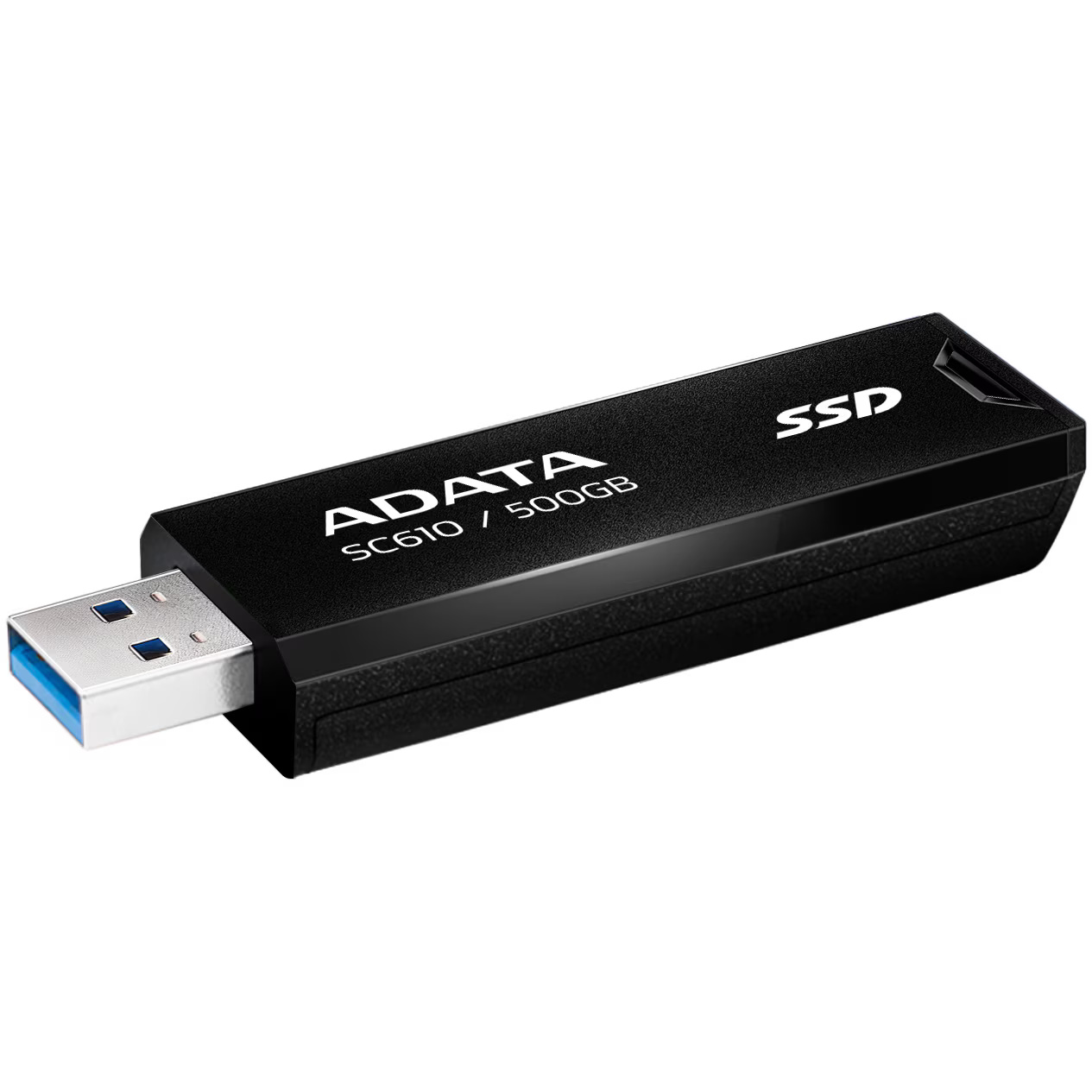 SSD extern ADATA SC610, 500GB, USB 3.2 Gen2, negru