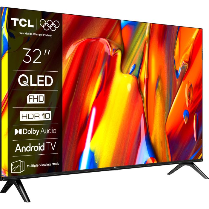 Resigilat Televizor QLED TCL 80 cm (32") 32V5C, Full HD, Smart TV, WiFi, CI+