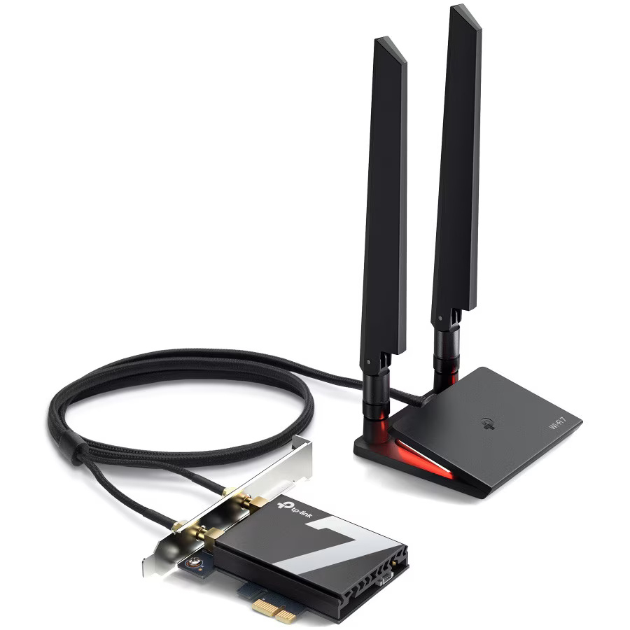 Placa de retea wireless TP-LINK TBE550E Tri-Band Wi-Fi 7