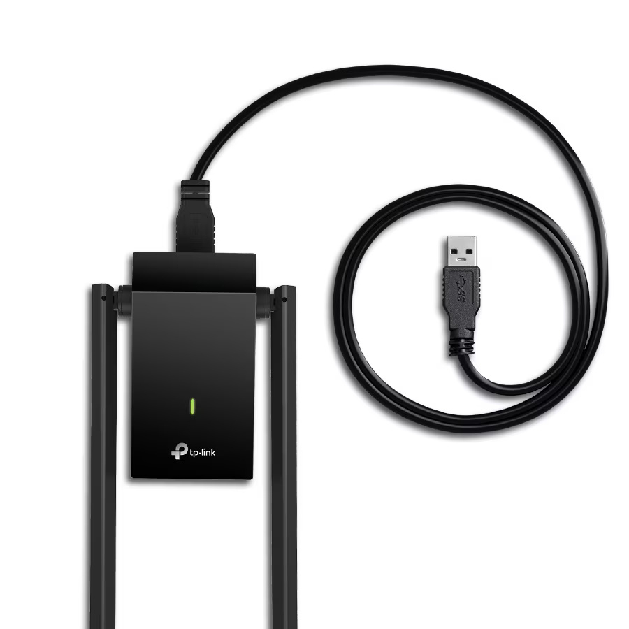 Adaptor USB Wireless TP-Link Archer T4U Plus, AC1300 cu doua antene High-Gain Wireless Dual-Band