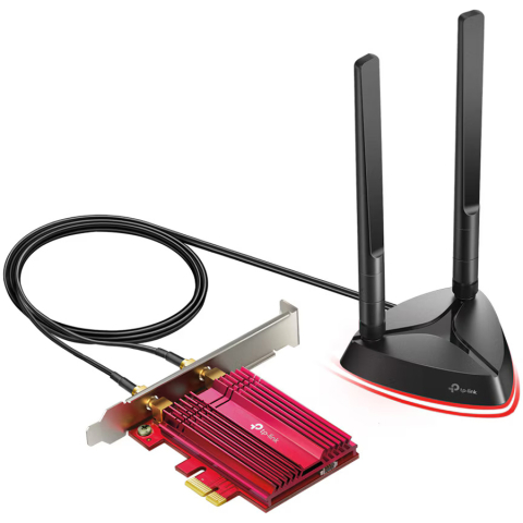 Placa de retea wireless TP-Link Archer TX3000E, WiFi 6, Dual-Band, antena externa