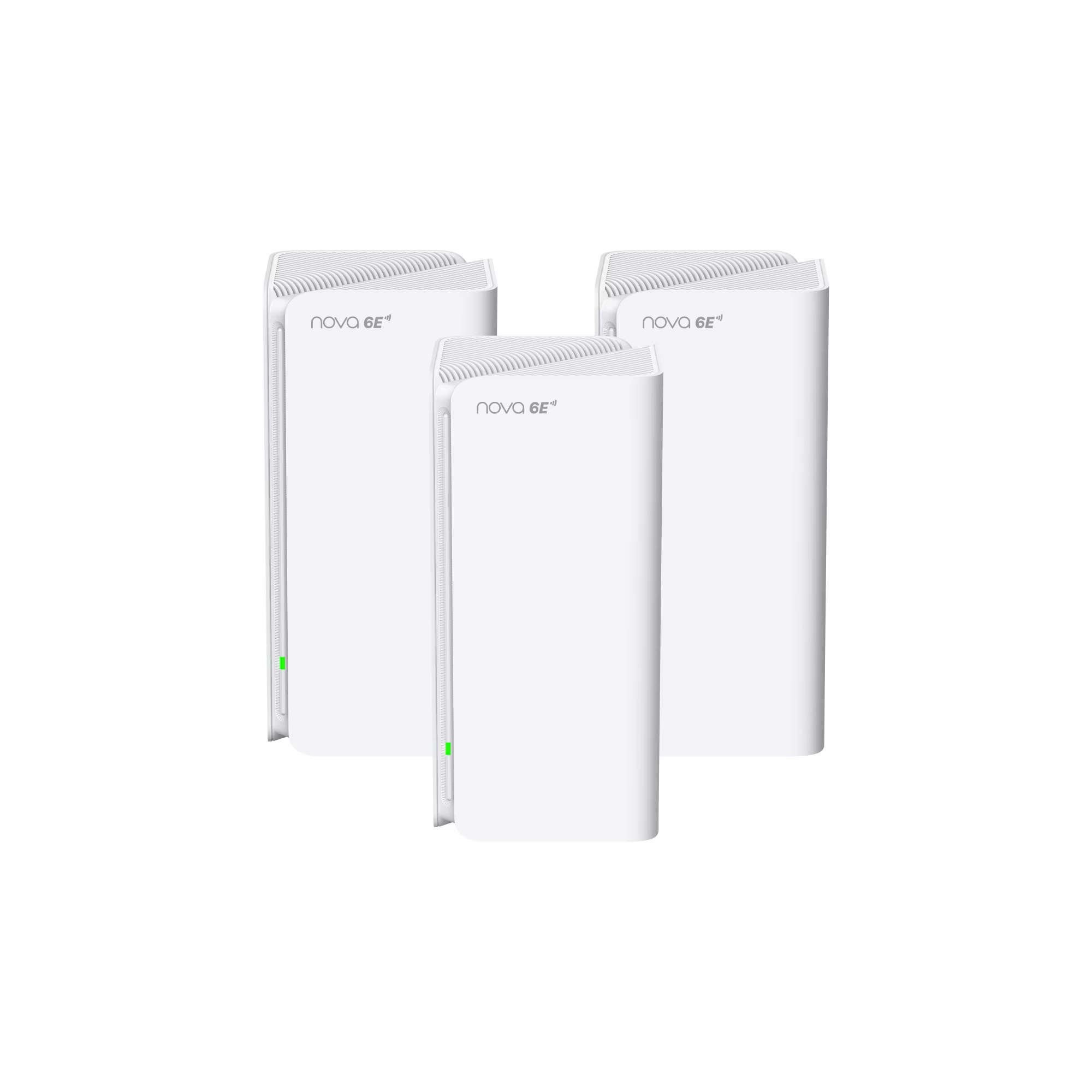 Sistem mesh pentru intreaga casa Tenda MX21 PRO 2pack. Wi-Fi 6E Gigabit tri-band AX5700, 3 porturi Gigabit, MU-MIMO, Beamforming, MFDMA, acoperire pana la 500MP