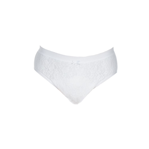 Chilot dama menstruali/incontinenta nivel 2/5 Suprima Bumbac Alb Mar XL