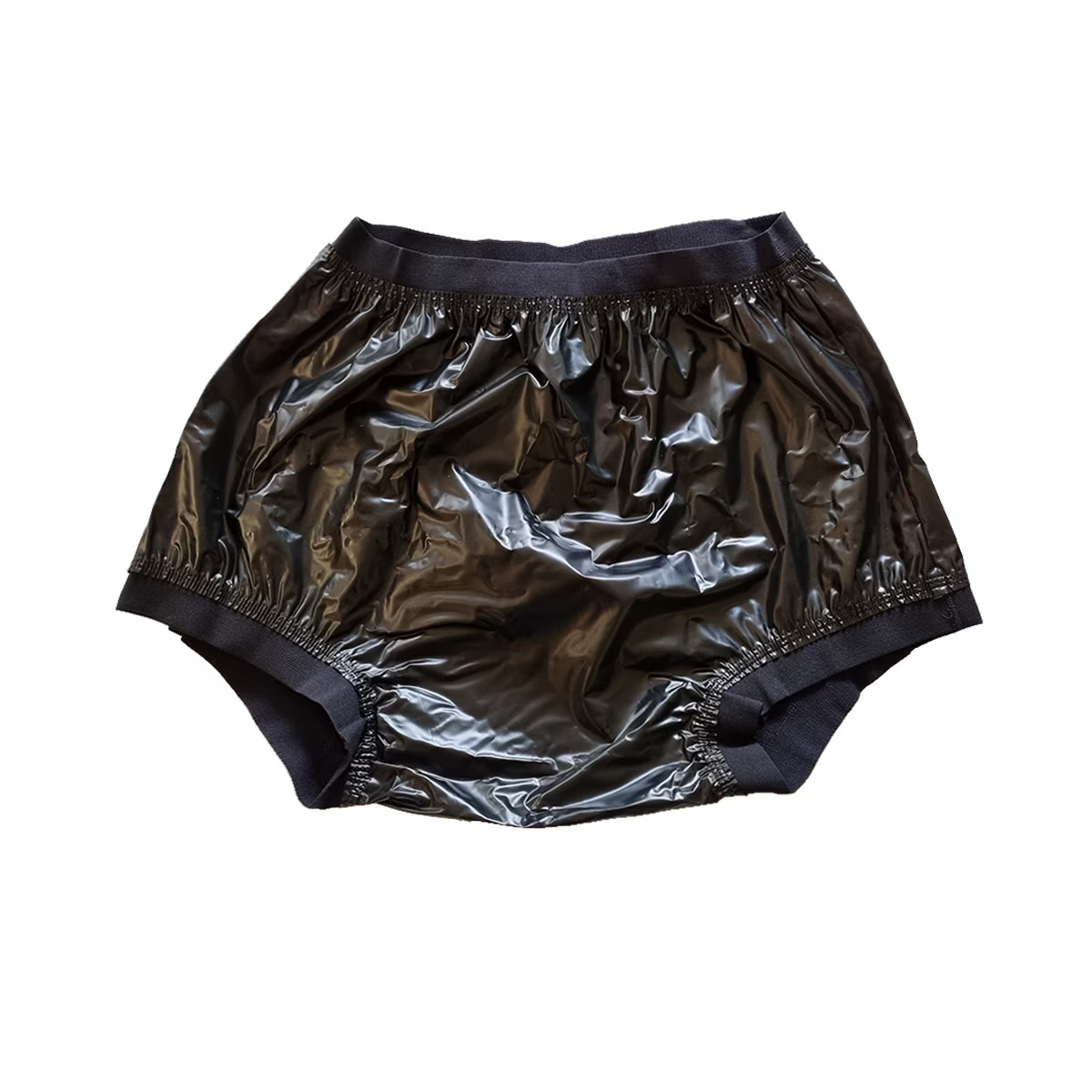 Chiloti incontinenta cu banda lata, nivel 5-5, Suprima, Unisex, PVC, Negru, Marime 50