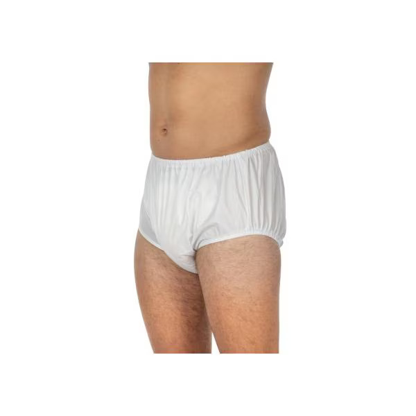 Chilot incontinenta nivel 5/5, Suprima, Unisex, PVC, Alb, Mar 40