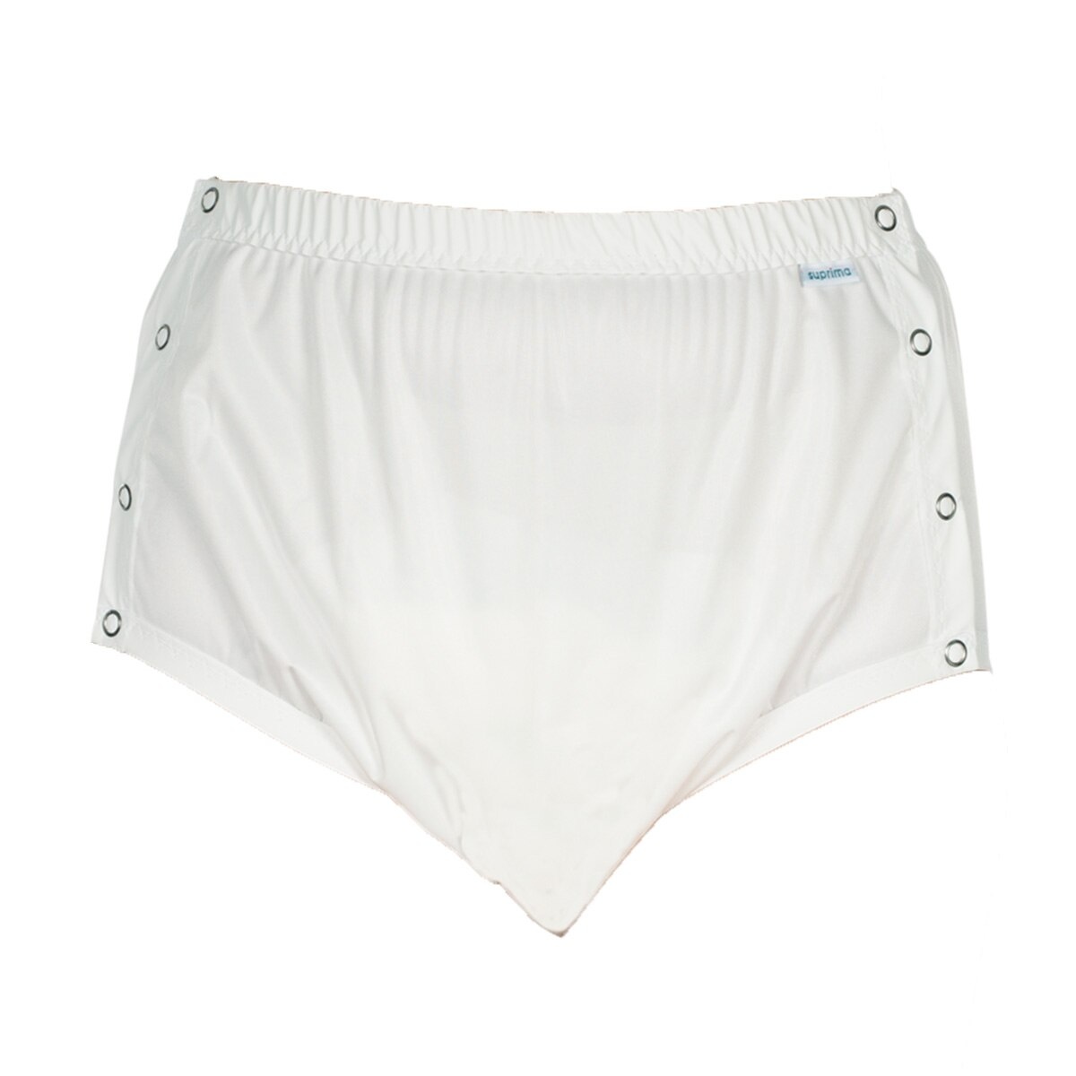 Chilot incontinenta nivel 4/5, Suprima, Unisex, Poliester, Alb, Mar XL, cu capse laterale