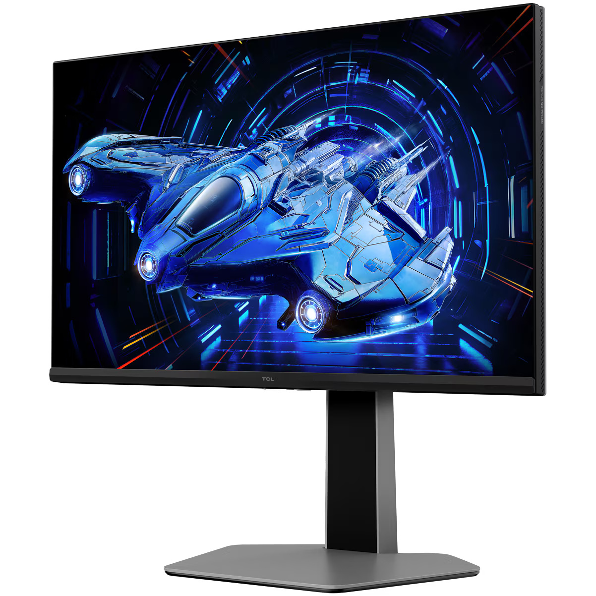 Monitor Gaming QD-Mini LED TCL 25G64, 25", Full HD (1920x1080), 300Hz, 1ms, AMD FreeSync™ Premium, G-Sync Compatible, HDR600, 2x HDMI, Display Port, Jack, Pivot, negru/gri