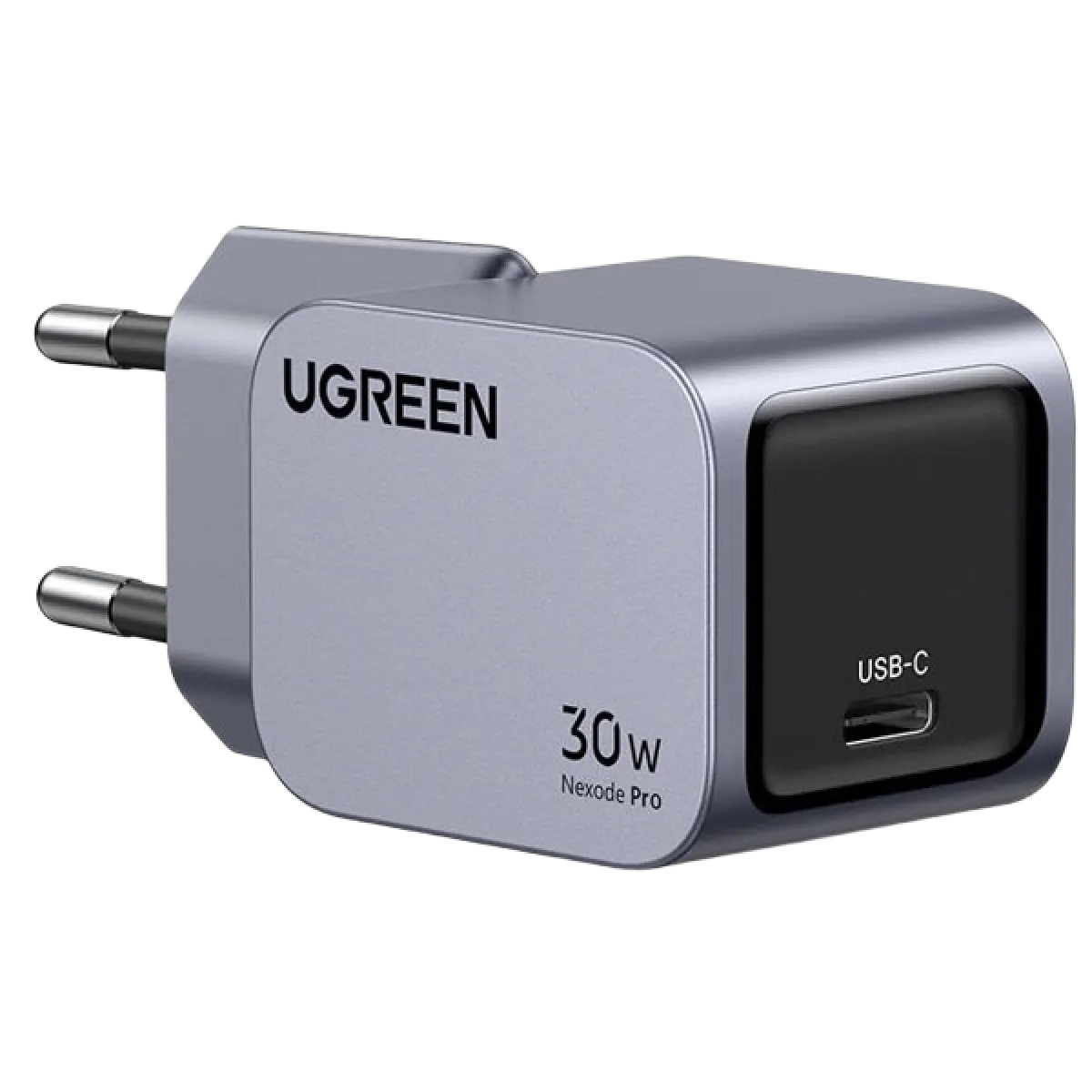 Incarcator retea UGREEN Nexode Pro 30W USB-C GaN Fast Charger EU, 1 x USB-C, Gri