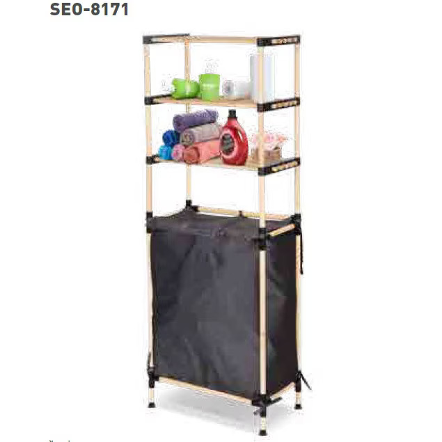 Raft modular cu cos de rufe, SEOWOOD, SEO-8171, 141 cm