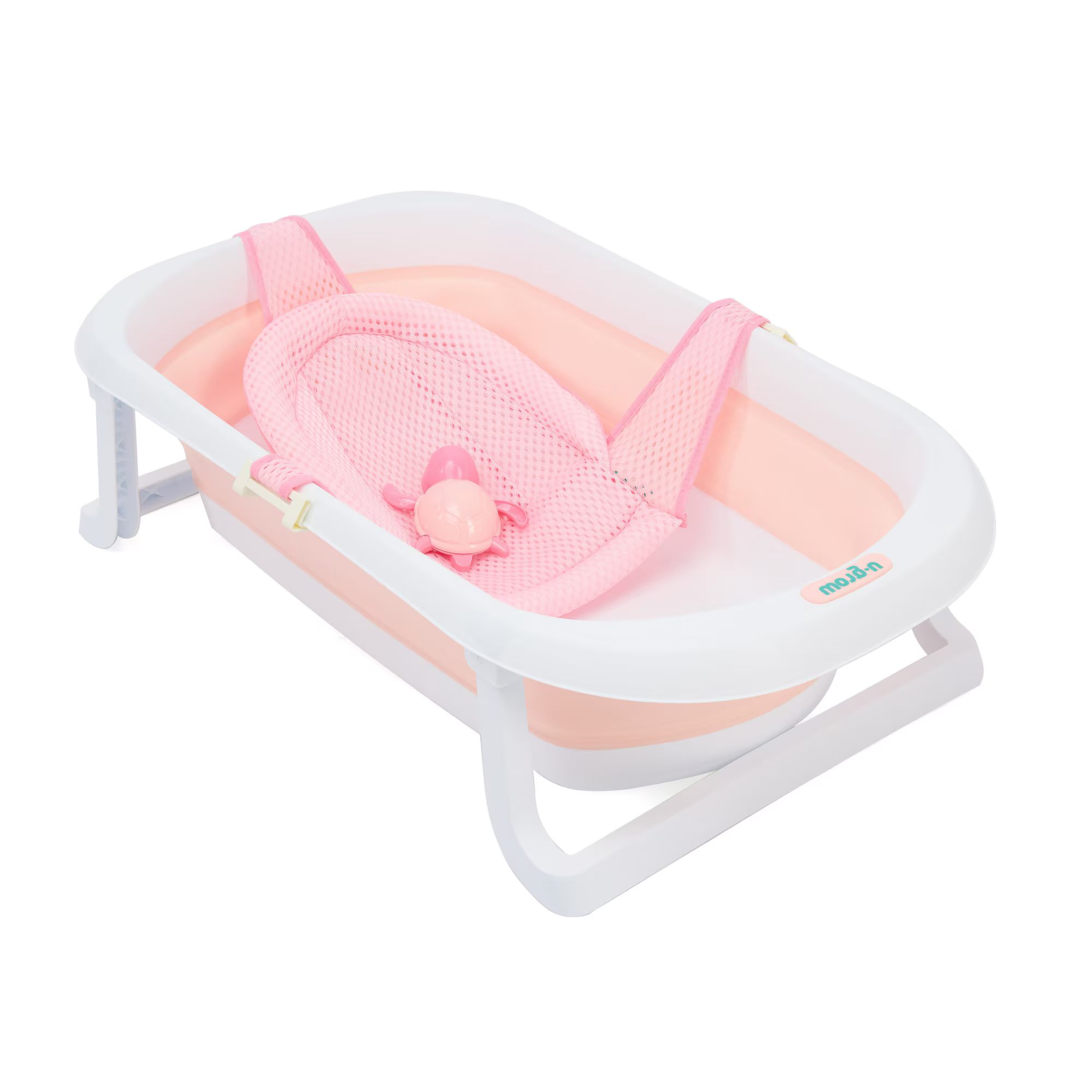 Cadita pentru bebelusi cu reductor si termomentru U-Grow UGCRT-61PK, roz