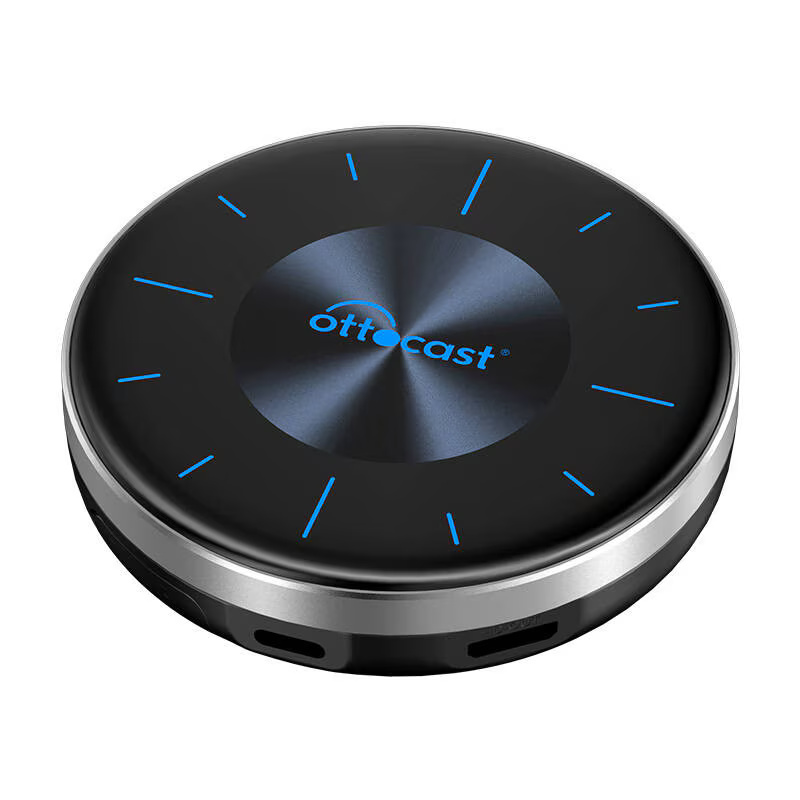 Adaptor wireless Ottocast OtooAiBox PCS46, Cartela SIM 2/3/4G, HDMI, Android Auto si CarPlay, Negru