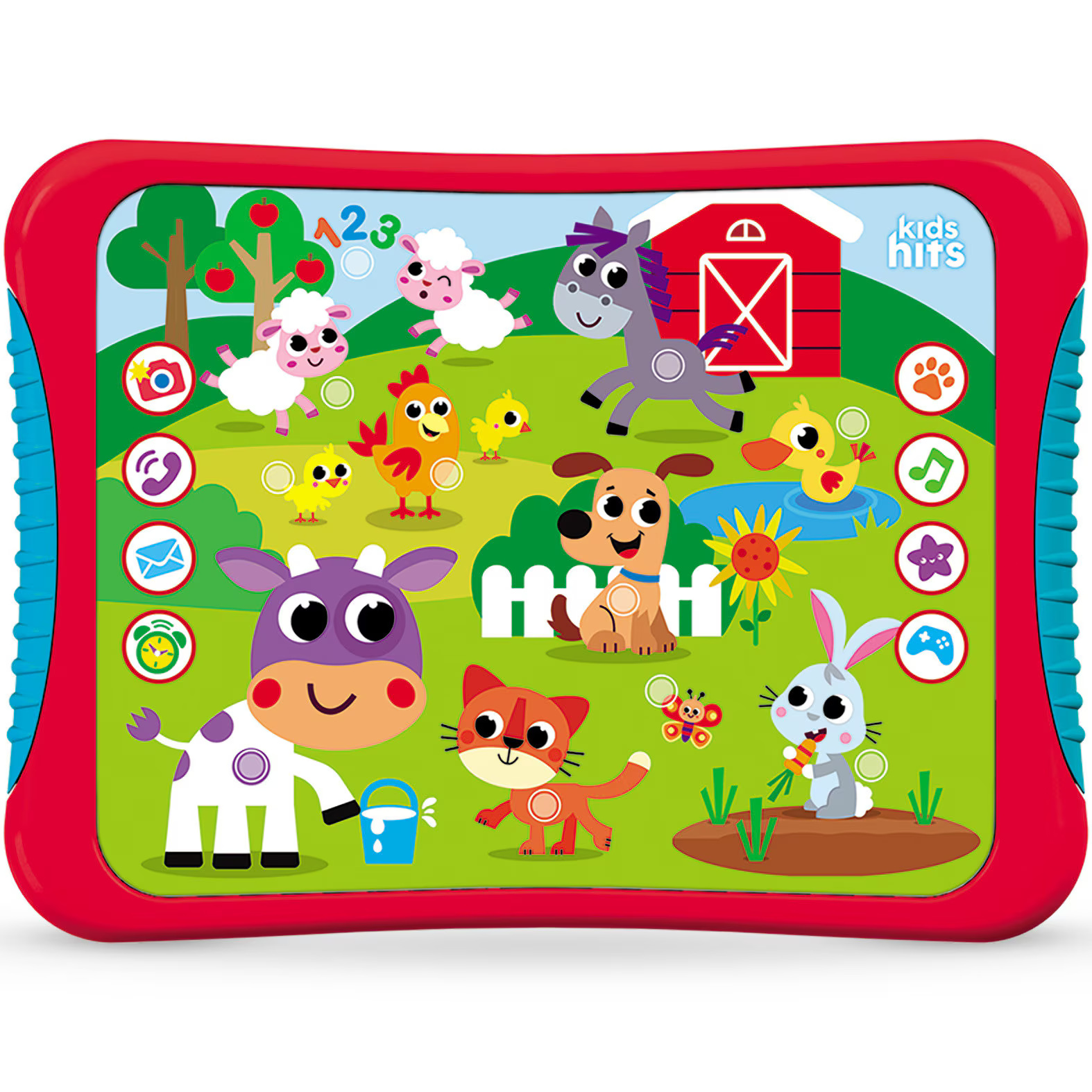 Jucarie interactiva Momki Kids Hits - Prima mea tableta, Viata la ferma