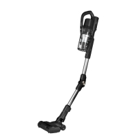 Aspirator vertical Aiwa ZENKAISUI EVO 6 AVC-640, 550W, 32Kpa, 200AW, 28, 8V~ 3000mAh, Autonomie de Pana la 68 de Minute, 4 trepte de viteza, 0.4L, Display Digital, Filtrare HEPA, Usor de Manevrat, 5 Accesorii Incluse, Negru