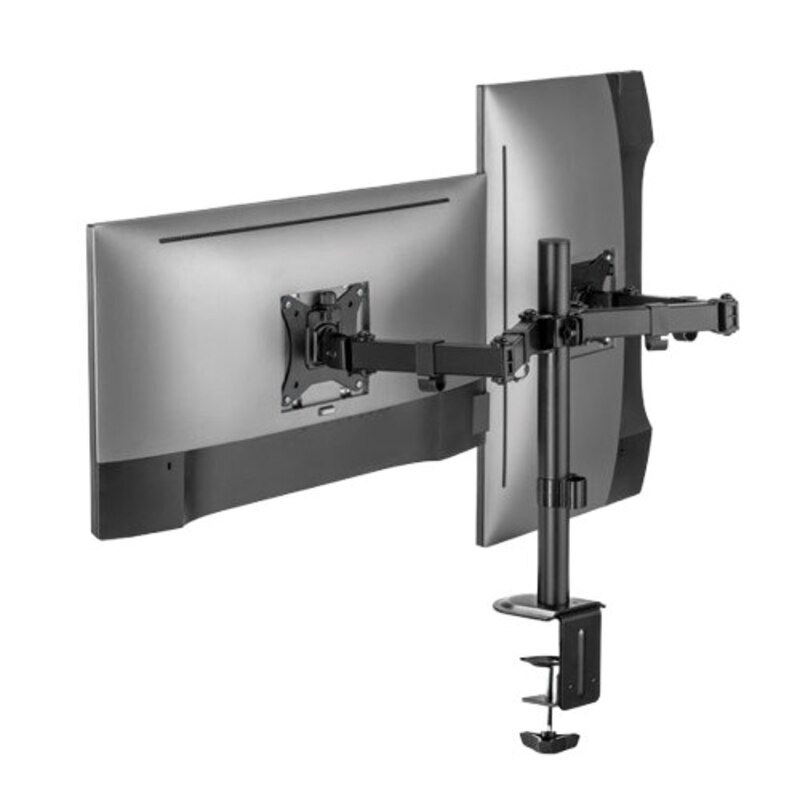 Suport de masa Superior, pt 2 monitoare plate, diagonala compatibila 17-32 inch, SUPSPC002