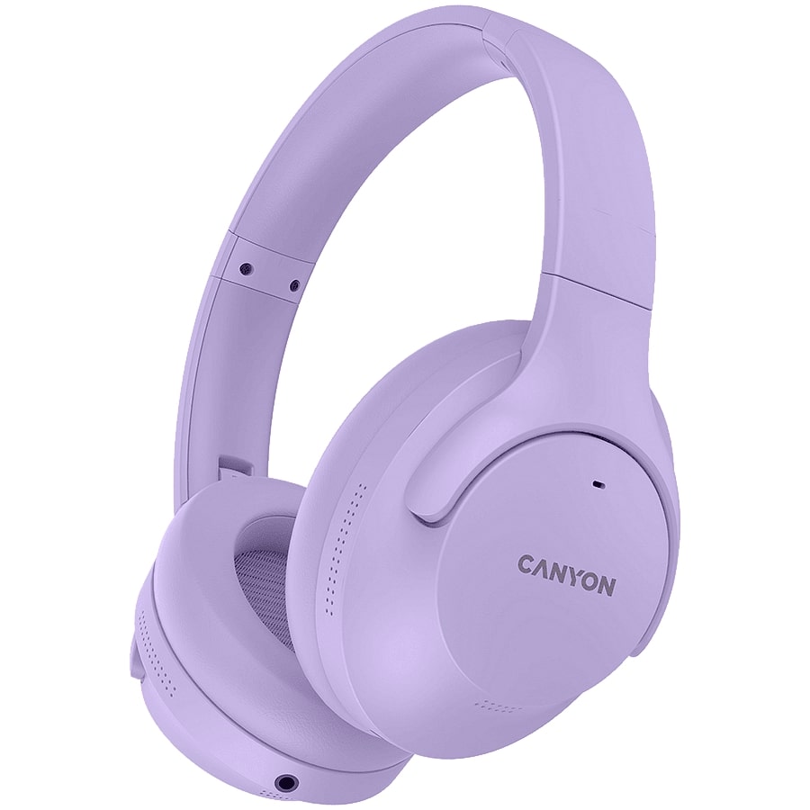 Casti wireless Canyon, OnRiff 10, Bluetooth, microfon, anulare activa a zgomotului, violet
