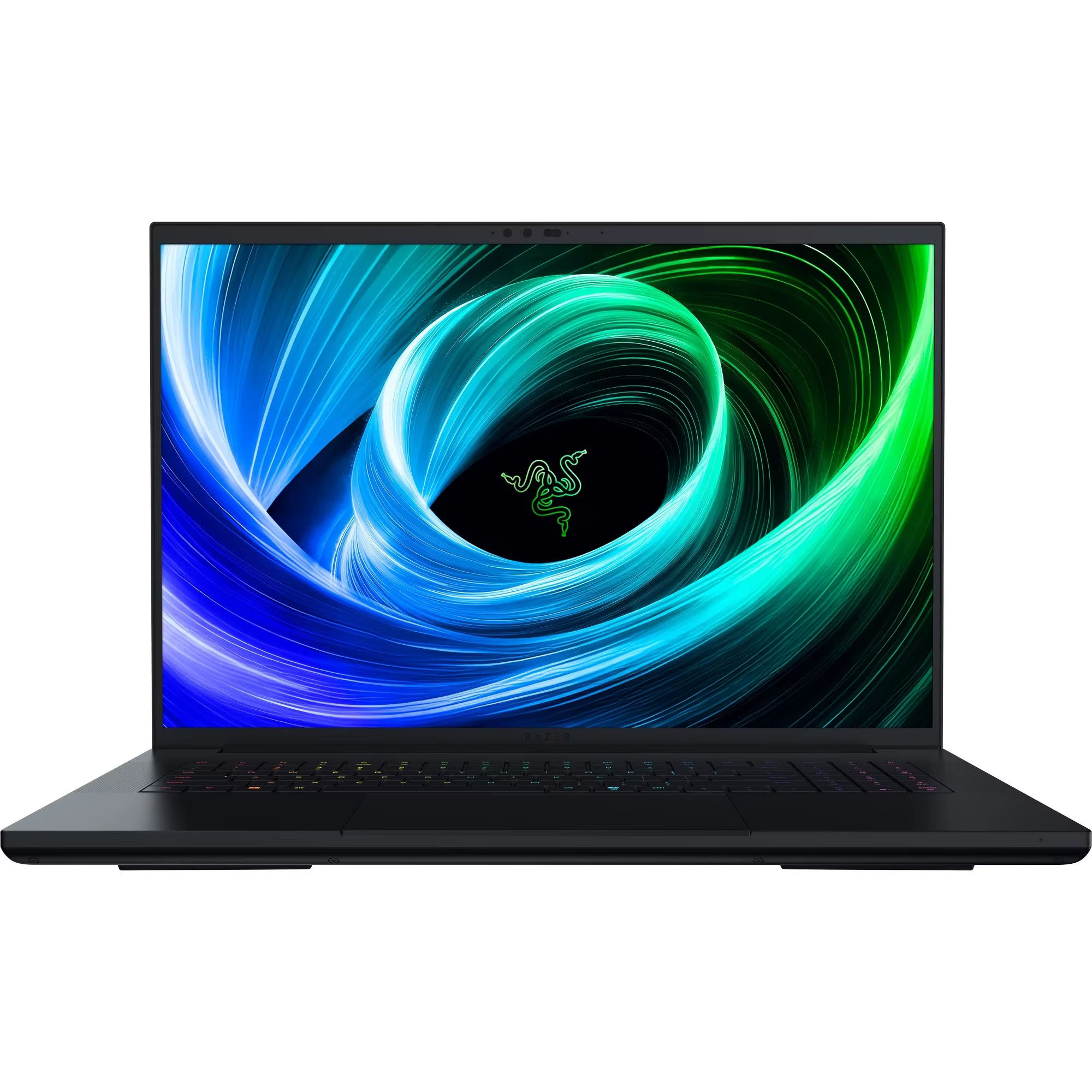 Laptop Gaming Razer Blade 18 cu procesor Intel® Core™ Ultra 9 275HX pana la 5.4GHz, 18'', UHD+ 240Hz, FHD+ 440Hz, 32GB DDR5 RAM, 2TB SSD, NVIDIA® GeForce RTX™ 5090 24GB GDDR7, Windows 11 Home, Anodized Black