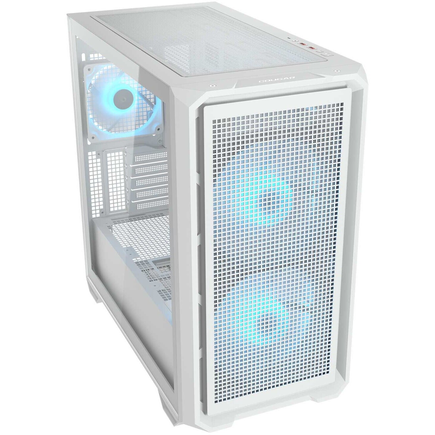Carcasa computer COUGAR MX600 Mini RGB, Alb, Mini Tower