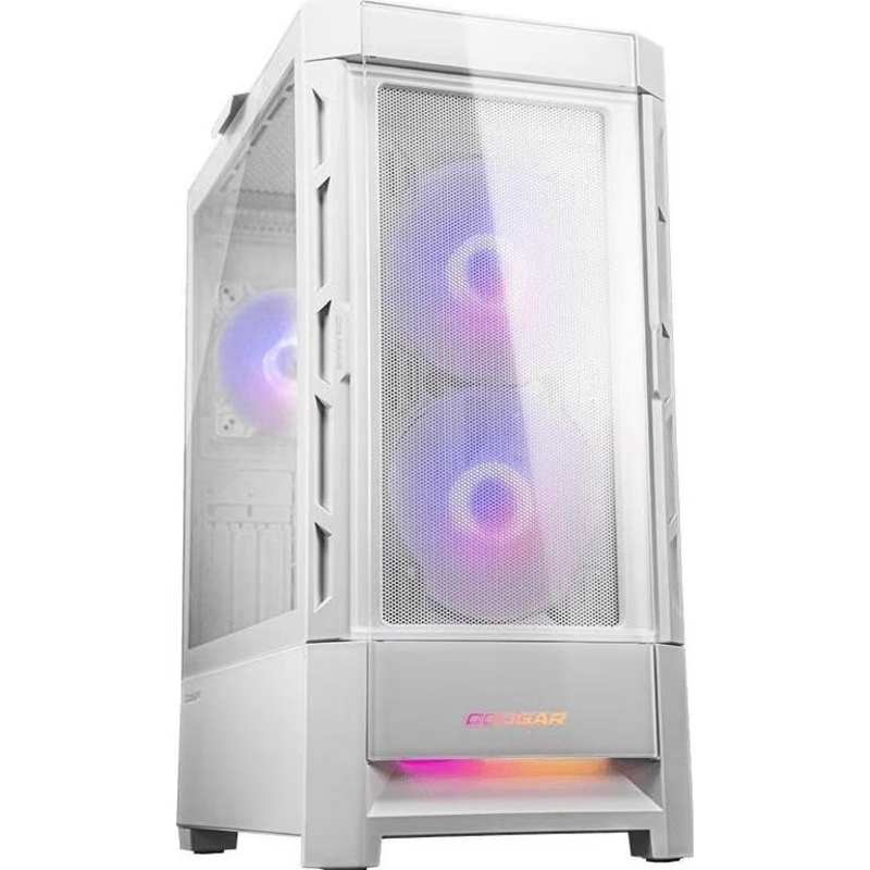 Carcasa computer, Cougar, RGB, Alb