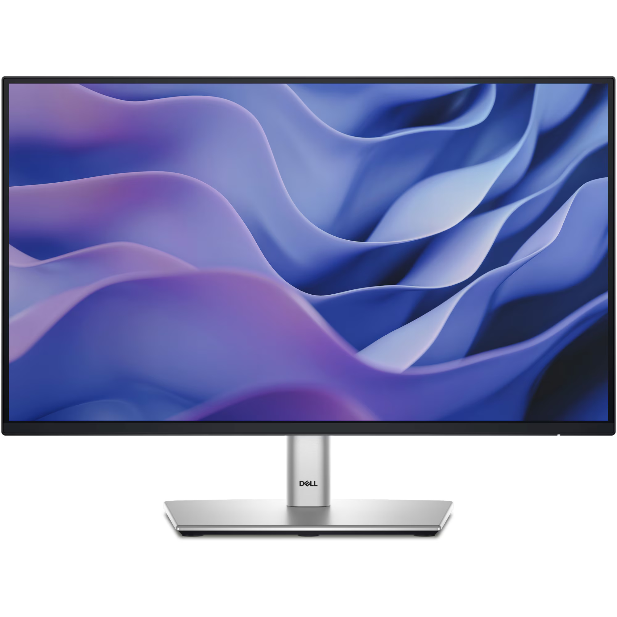 Monitor LED IPS Dell P2225H, 21.5", Full HD (1920x1080), 100Hz, 5ms GTG, FickerFree, USB Type-C, Hub USB, HDMI, Display Port, VGA, pivot, negru argintiu