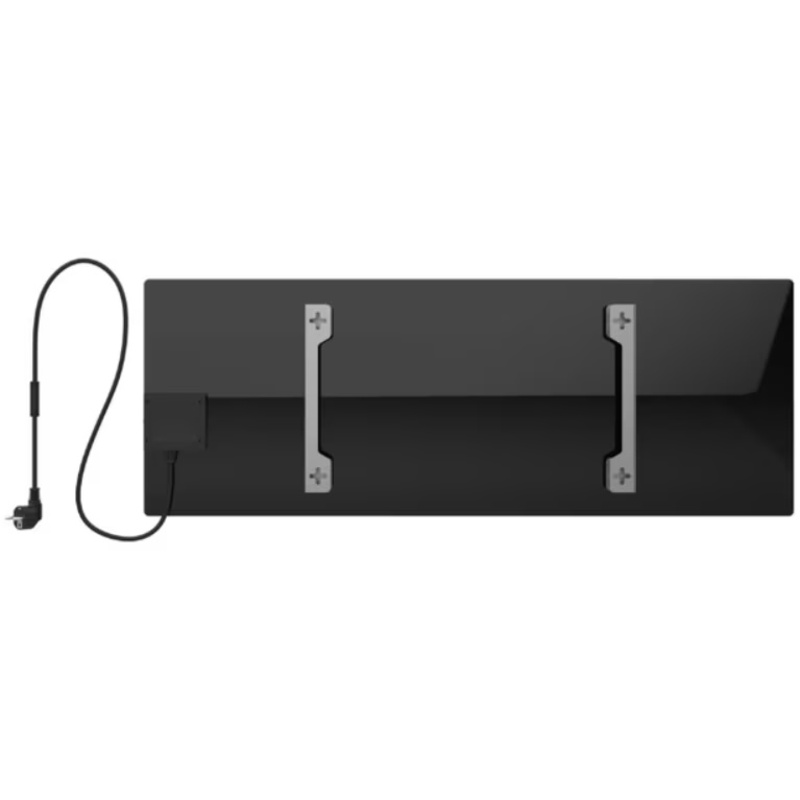 Convector electric de podea/perete AENO AGH0004S, Ecran LED, 700 W, Wi-Fi, Infrarosu, Negru