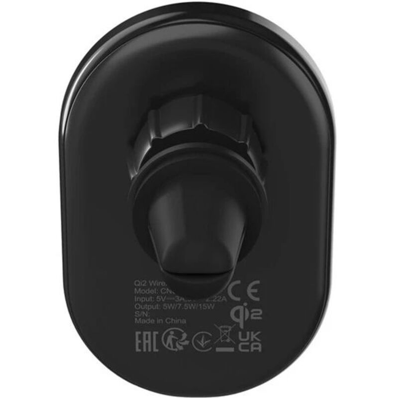 Incarcator auto Canyon OnGrip, 15W, Qi2, wireless, negru