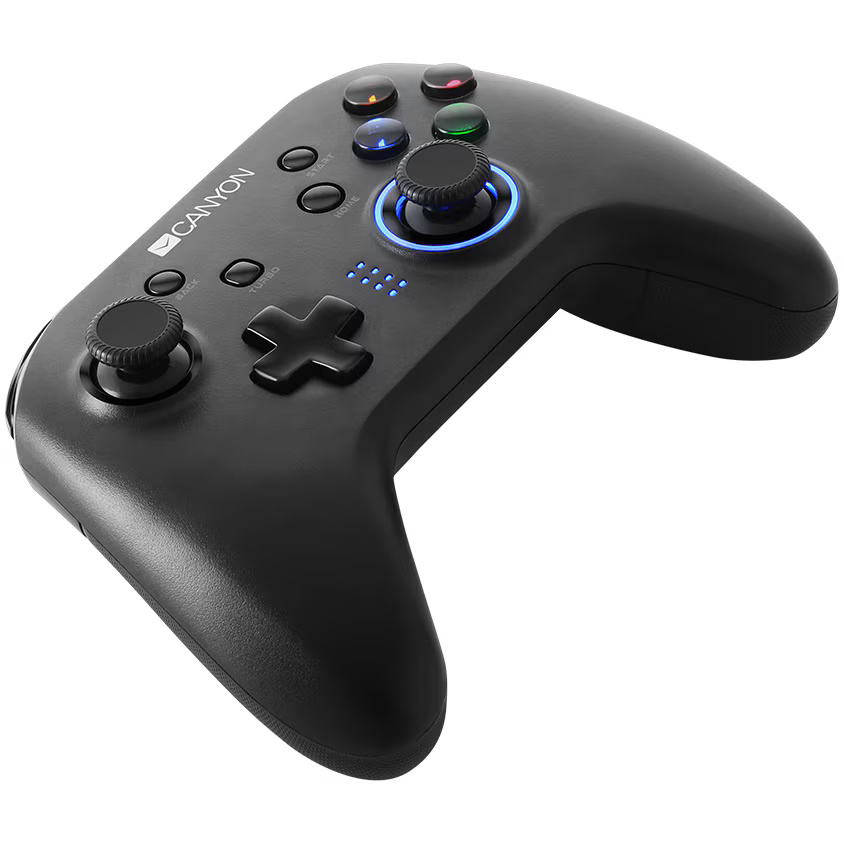 Controller Canyon GP-W3, Wireless, senzor 6 axe, Switch, Android, Windows, PS3, Negru