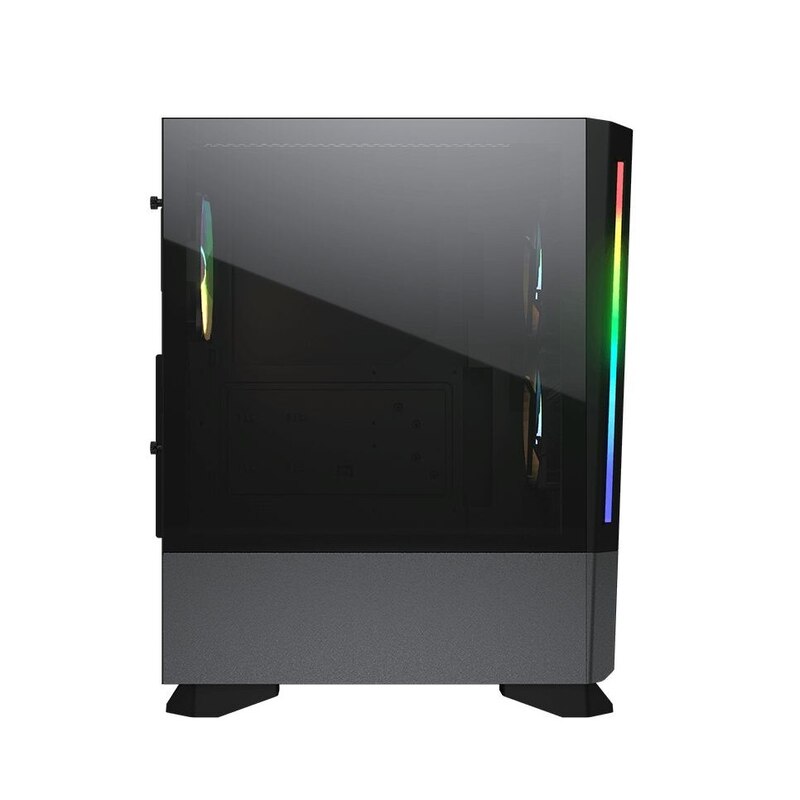Carcasa COUGAR MX430 Mesh RGB, Mid Tower, tempered glass Negru