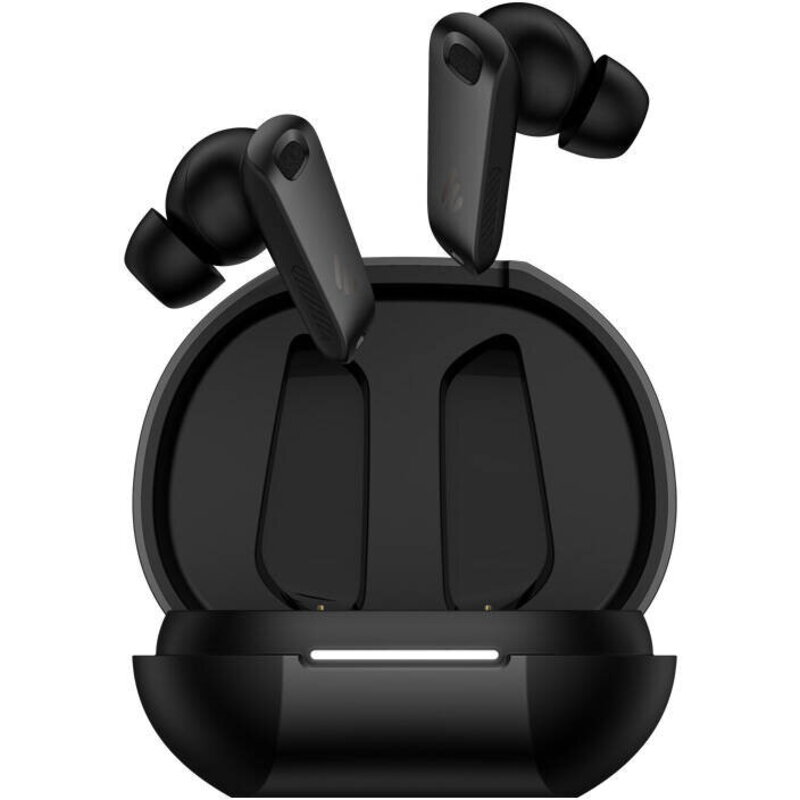 Casti Edifier, wireless, intraauriculare – butoni, pentru smartphone, microfon pe casca, conectare prin Bluetooth 5.4, negru, USB-C, ANC, IP54